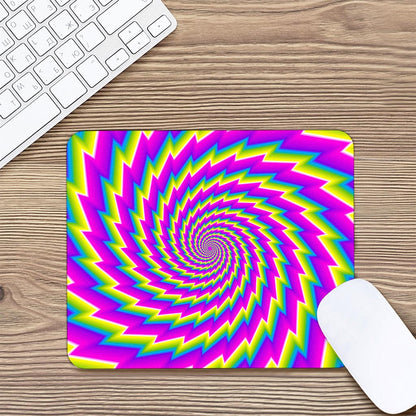 Abstract Twisted Moving Optical Illusion Mouse Pad