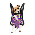 Abstract Twisted Moving Optical Illusion Pet Carrier Backpack