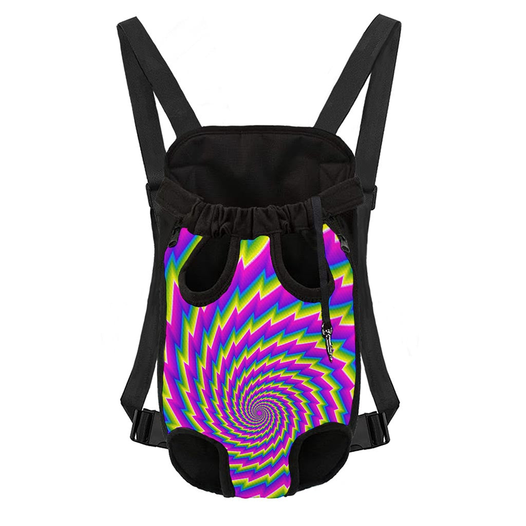 Abstract Twisted Moving Optical Illusion Pet Carrier Backpack