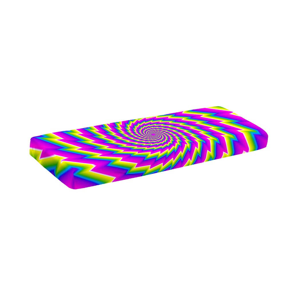 Abstract Twisted Moving Optical Illusion Piano Keyboard Cover