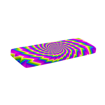 Abstract Twisted Moving Optical Illusion Piano Keyboard Cover