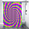 Abstract Twisted Moving Optical Illusion Premium Shower Curtain