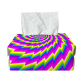 Abstract Twisted Moving Optical Illusion Rectangle Tissue Box Cover