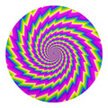 Abstract Twisted Moving Optical Illusion Round Blanket
