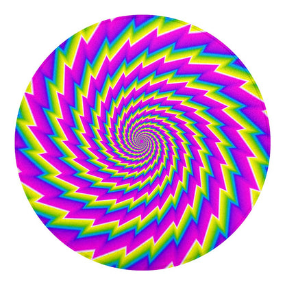 Abstract Twisted Moving Optical Illusion Round Blanket
