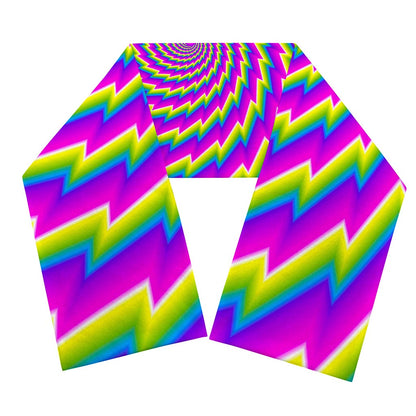 Abstract Twisted Moving Optical Illusion Scarf
