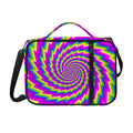 Abstract Twisted Moving Optical Illusion Shoulder Strap Bible Bag