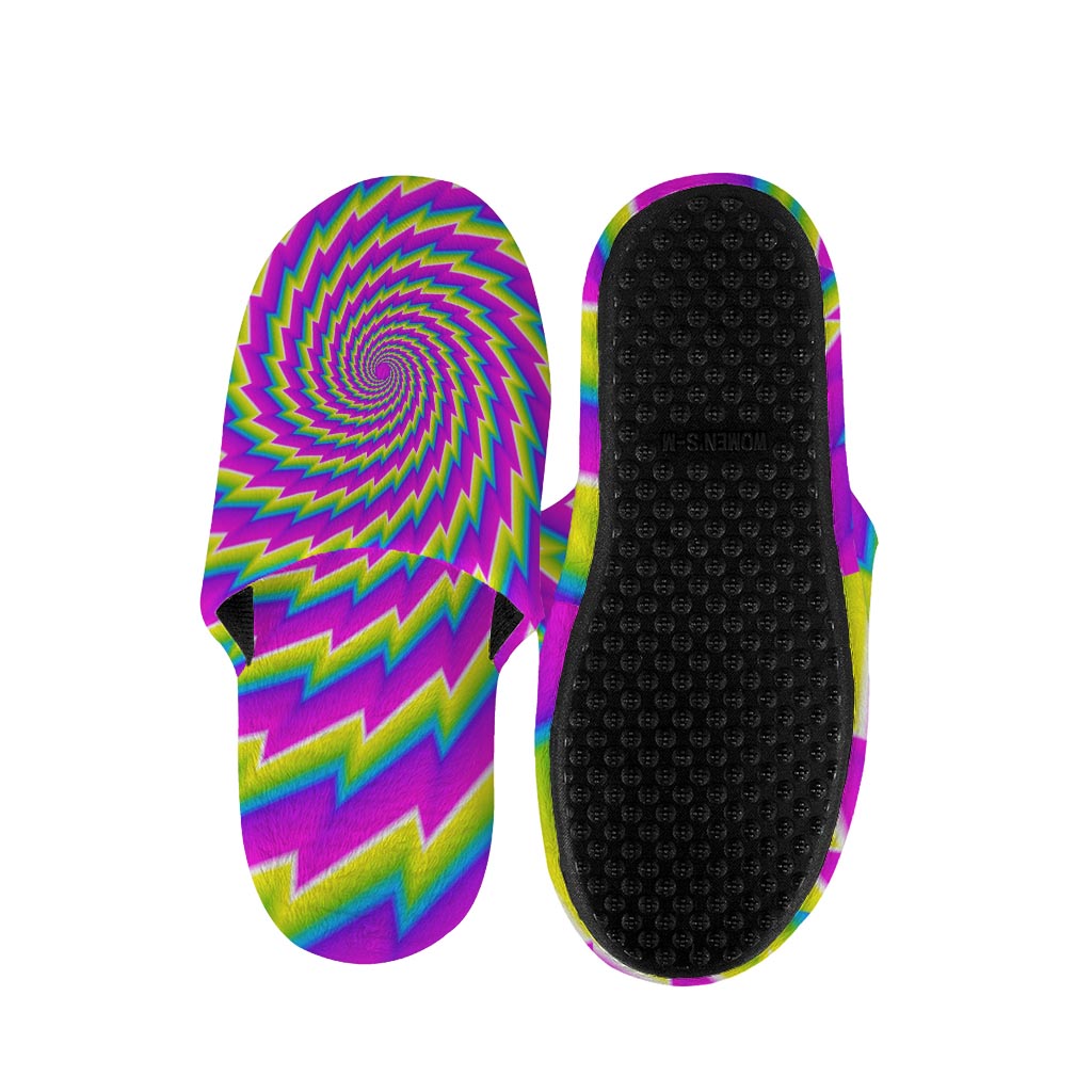 Abstract Twisted Moving Optical Illusion Slippers