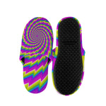 Abstract Twisted Moving Optical Illusion Slippers