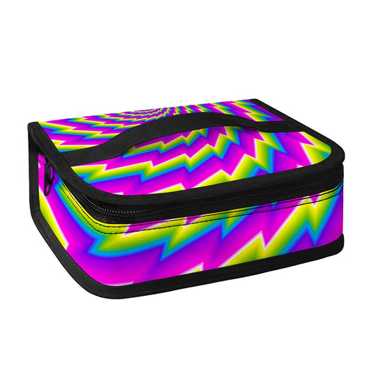 Abstract Twisted Moving Optical Illusion Small Lunch Bag