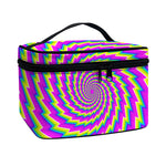 Abstract Twisted Moving Optical Illusion Travel Makeup Bag