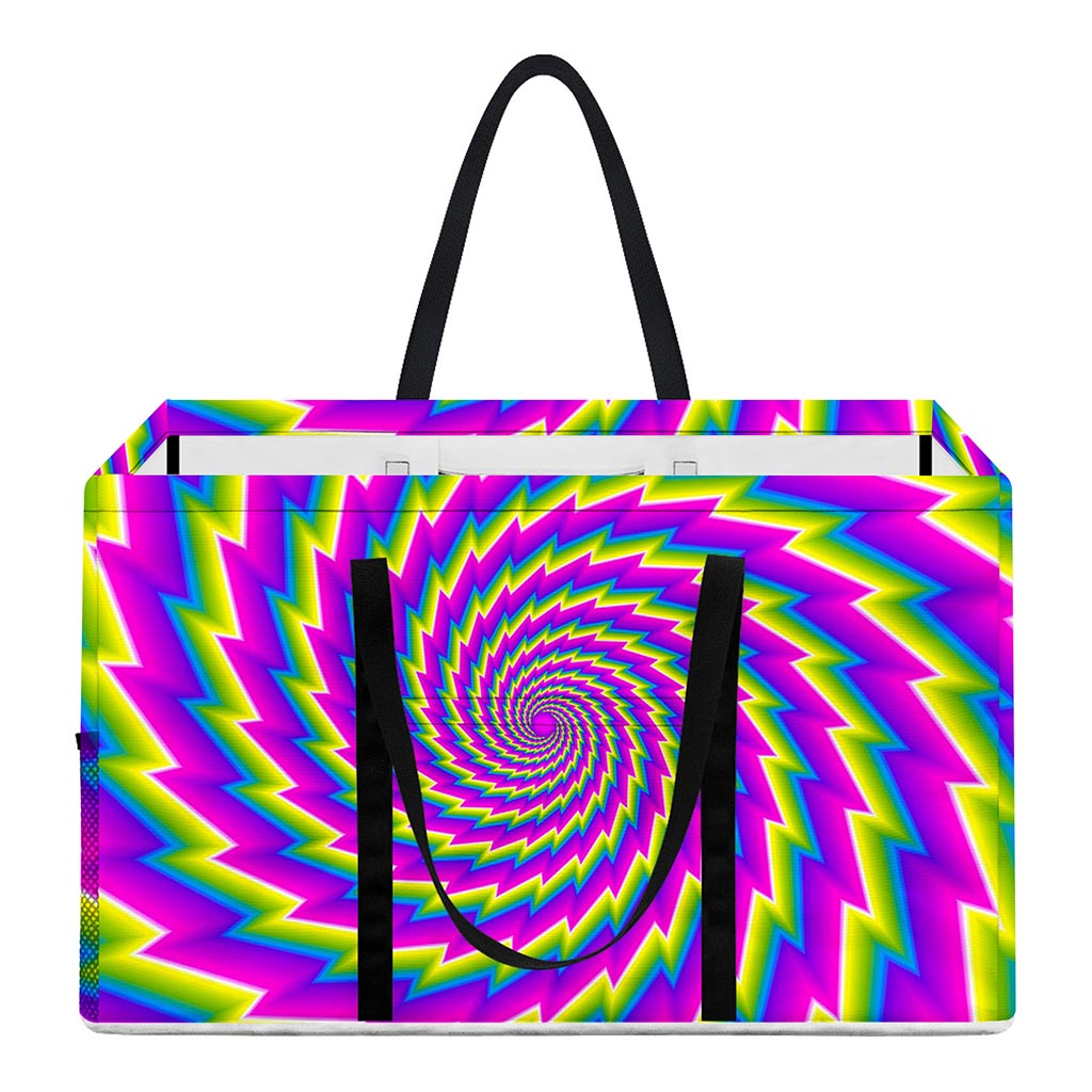 Abstract Twisted Moving Optical Illusion Utility Tote Bag