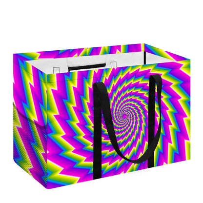 Abstract Twisted Moving Optical Illusion Utility Tote Bag