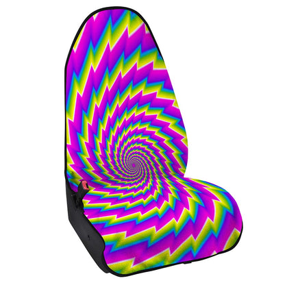 Abstract Twisted Moving Optical Illusion Waterproof Car Seat Cover