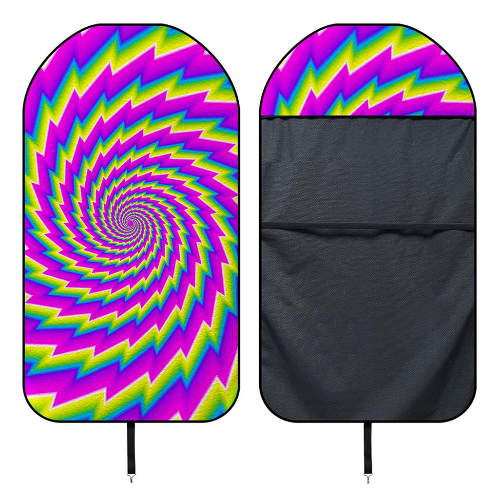 Abstract Twisted Moving Optical Illusion Waterproof Car Seat Cover
