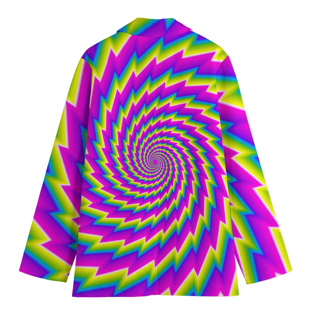 Abstract Twisted Moving Optical Illusion Women's Blazer