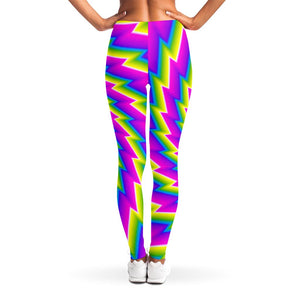 Abstract Twisted Moving Optical Illusion Women's Leggings