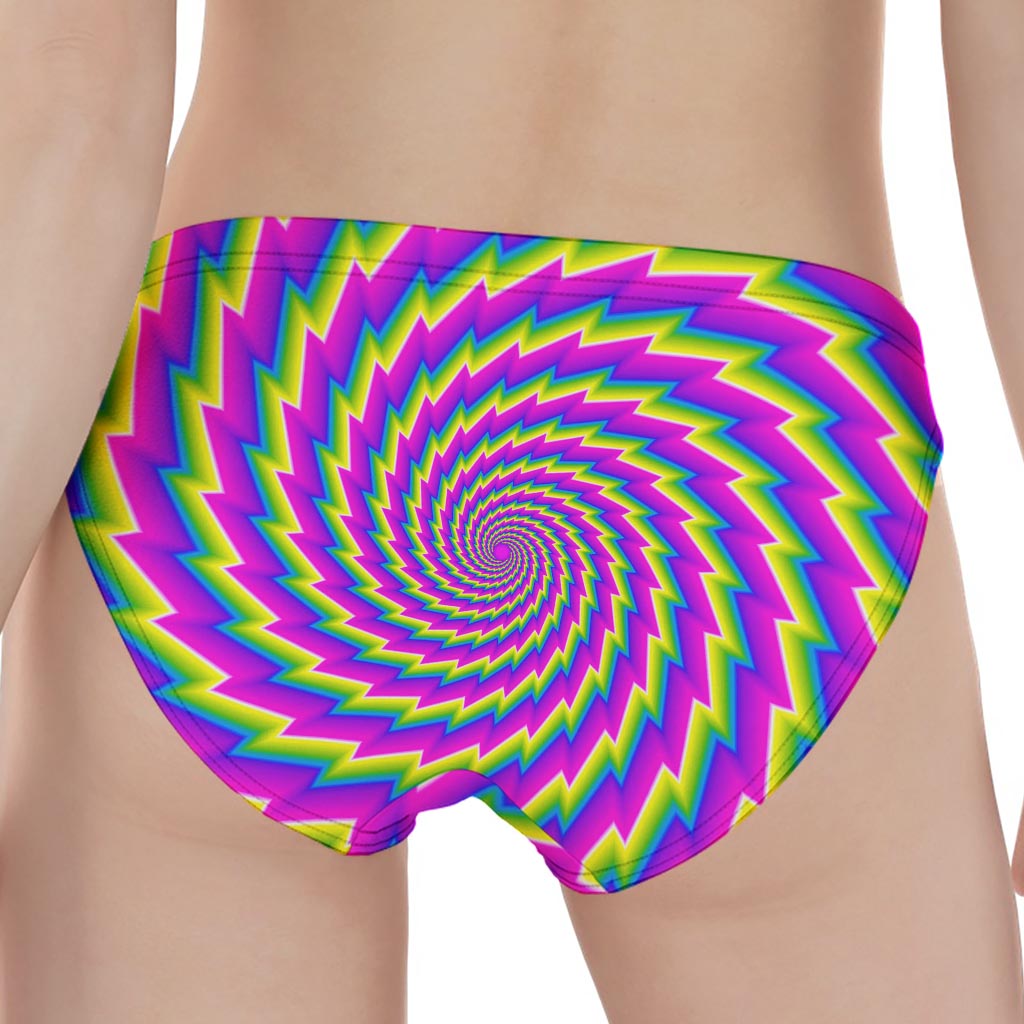 Abstract Twisted Moving Optical Illusion Women's Panties