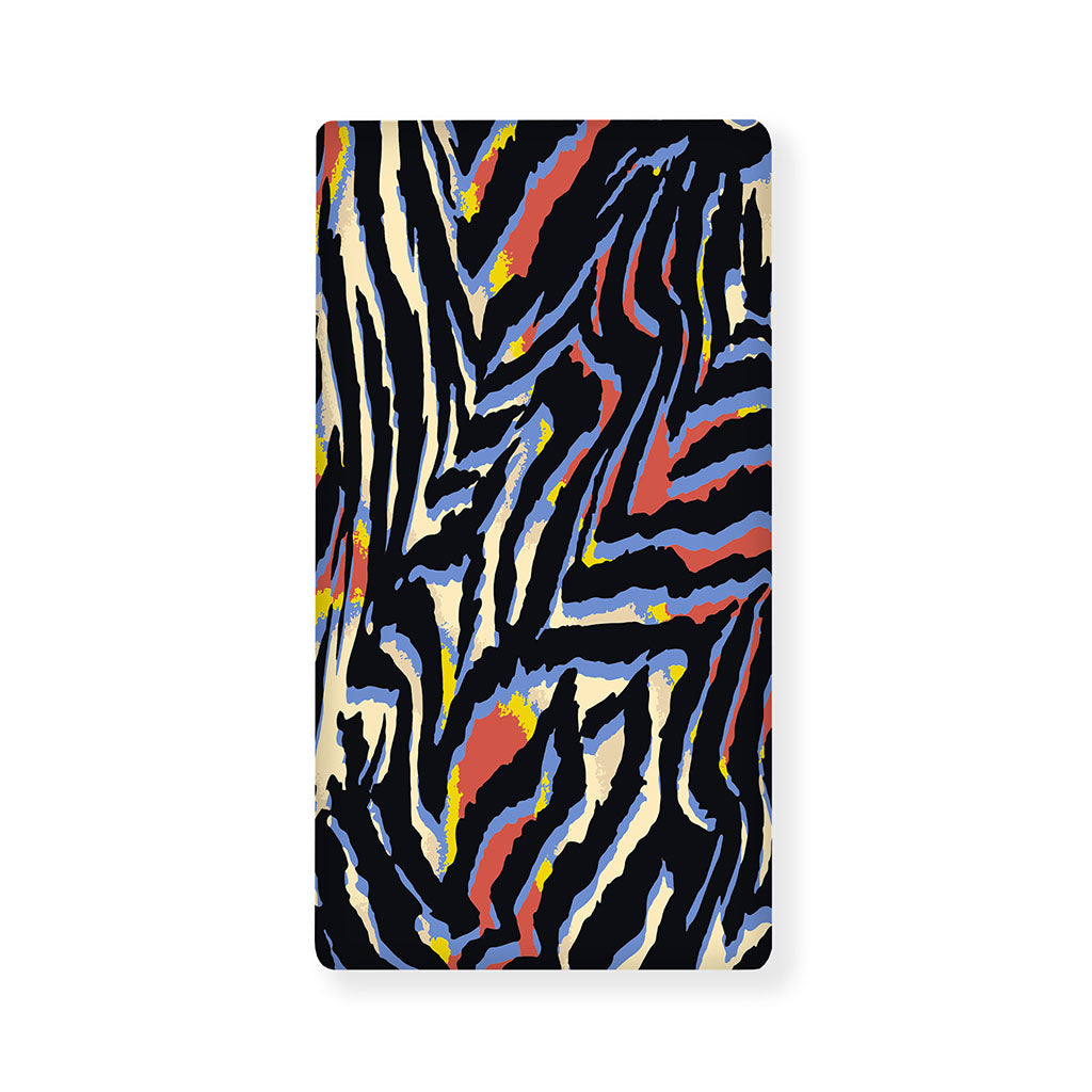 Abstract Zebra Pattern Print Baby Crib Sheet