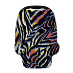 Abstract Zebra Pattern Print Baby Seat Cover