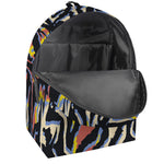 Abstract Zebra Pattern Print Backpack