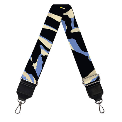 Abstract Zebra Pattern Print Bag Strap