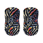 Abstract Zebra Pattern Print Bar Stool Covers