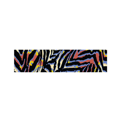 Abstract Zebra Pattern Print Bed Runner