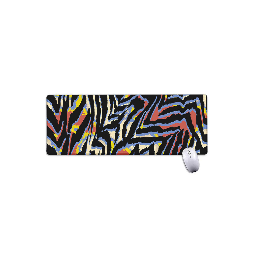 Abstract Zebra Pattern Print Extended Mouse Pad