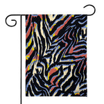 Abstract Zebra Pattern Print House Flag