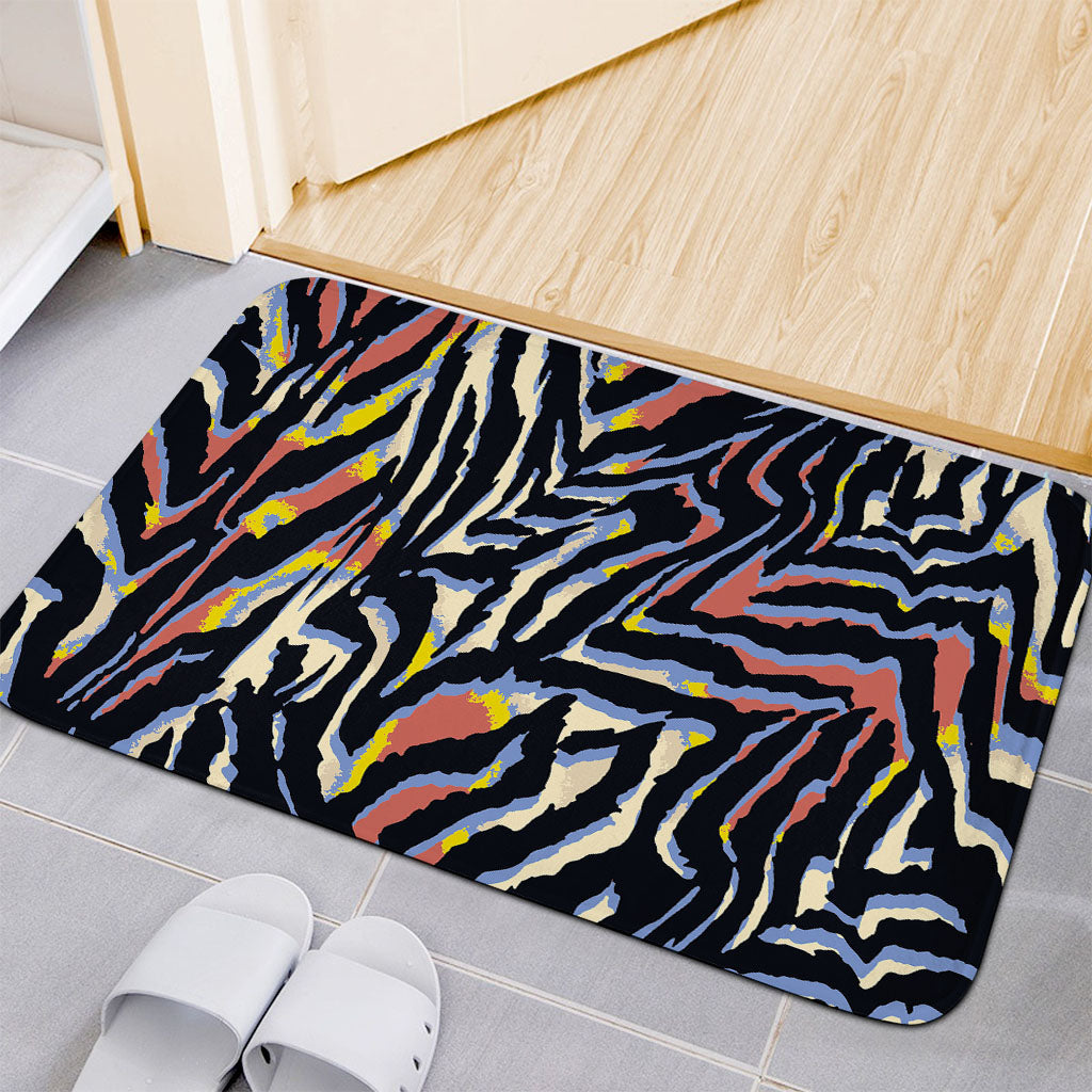 Abstract Zebra Pattern Print Indoor Door Mat