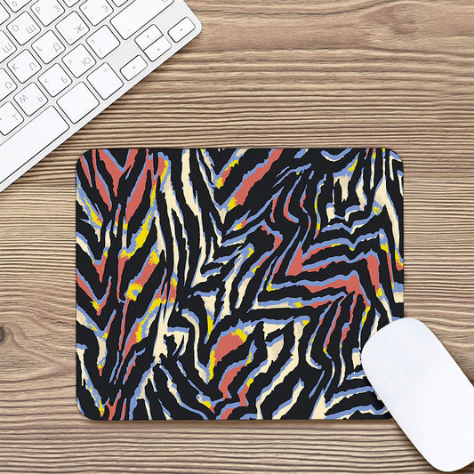Abstract Zebra Pattern Print Mouse Pad
