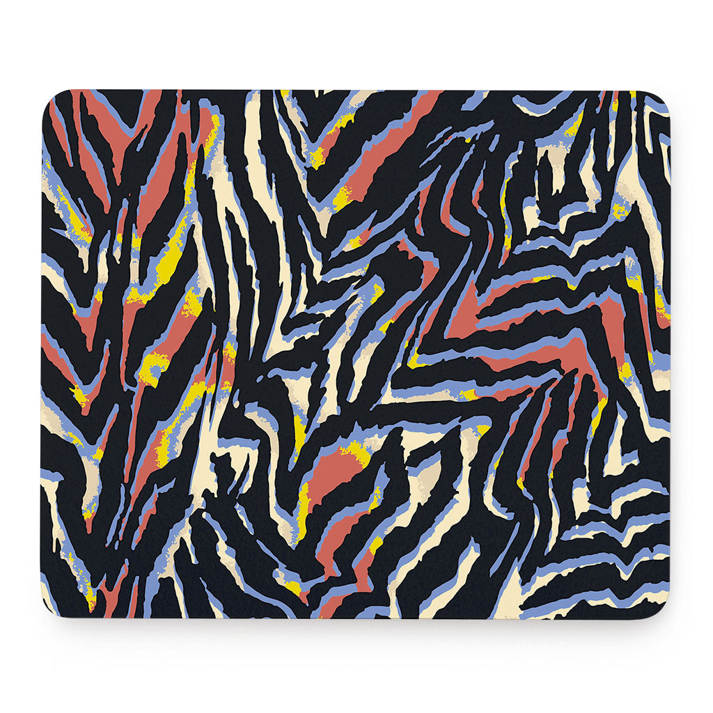 Abstract Zebra Pattern Print Mouse Pad