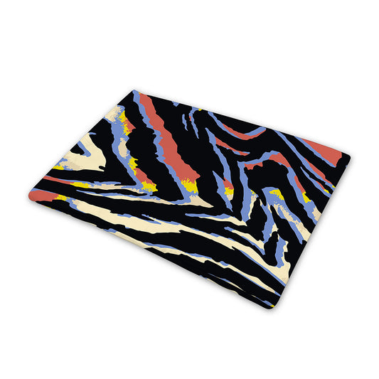 Abstract Zebra Pattern Print Pet Cooling Mat Cover