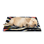 Abstract Zebra Pattern Print Pet Cooling Mat Cover