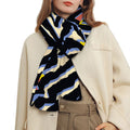 Abstract Zebra Pattern Print Scarf