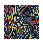 Abstract Zebra Pattern Print Silk Bandana