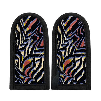 Abstract Zebra Pattern Print Skillet Handle Cover
