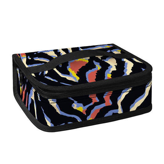 Abstract Zebra Pattern Print Small Lunch Bag