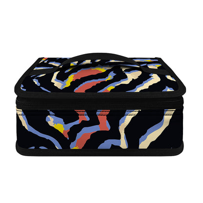 Abstract Zebra Pattern Print Small Lunch Bag