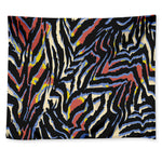 Abstract Zebra Pattern Print Tapestry