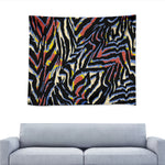 Abstract Zebra Pattern Print Tapestry