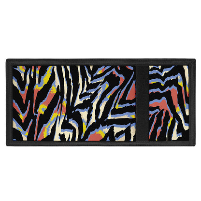 Abstract Zebra Pattern Print Trifold Wallet