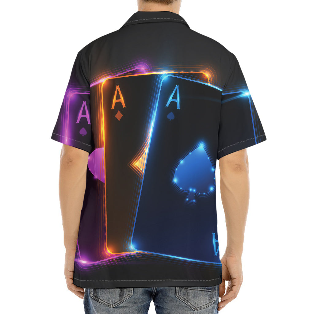 Ace Cards Print Aloha Shirt