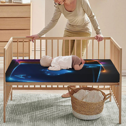 Ace Cards Print Baby Crib Sheet
