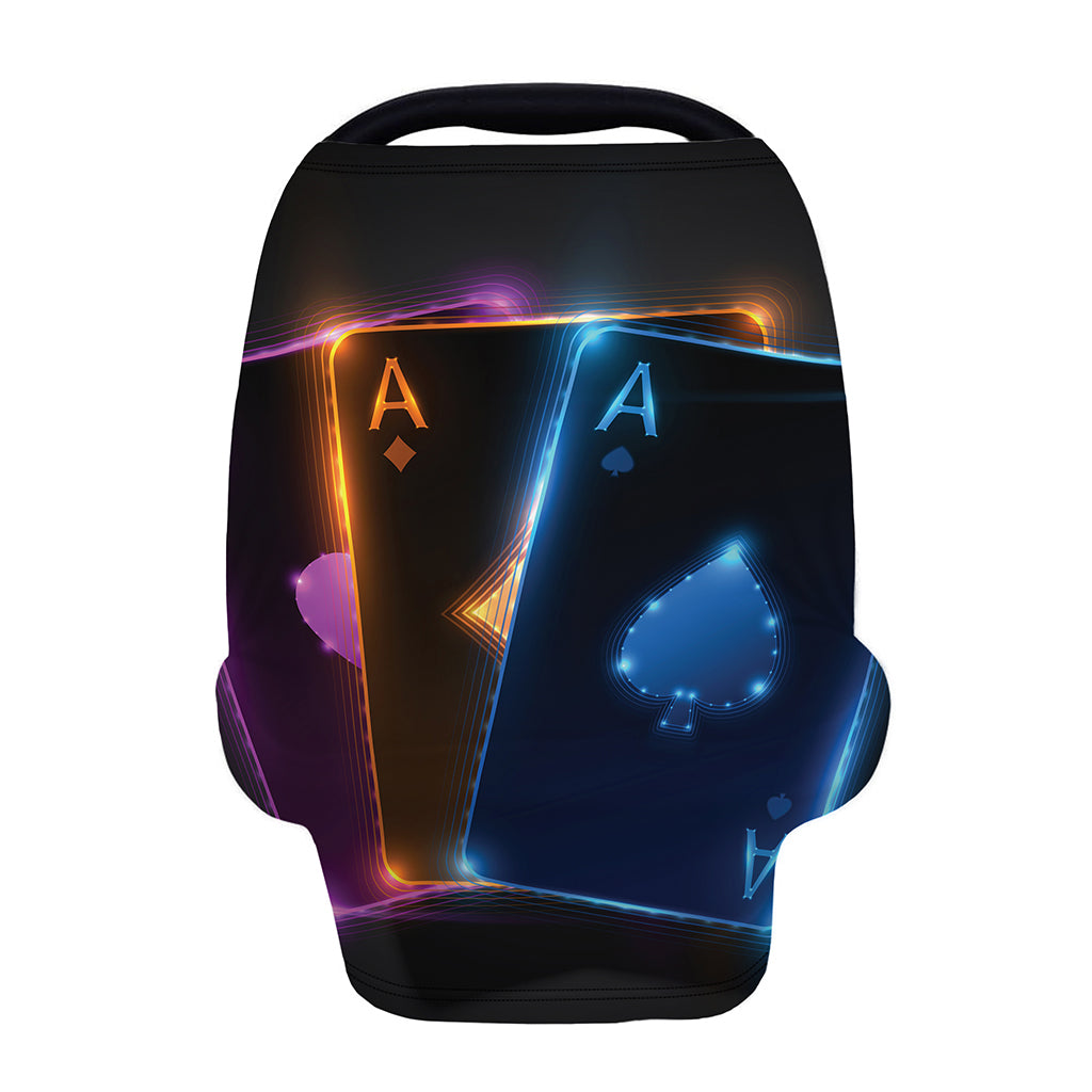 Ace Cards Print Baby Seat Cover