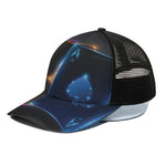 Ace Cards Print Black Mesh Trucker Cap