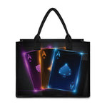 Ace Cards Print Canvas Tote Bag