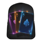 Ace Cards Print Casual Backpack