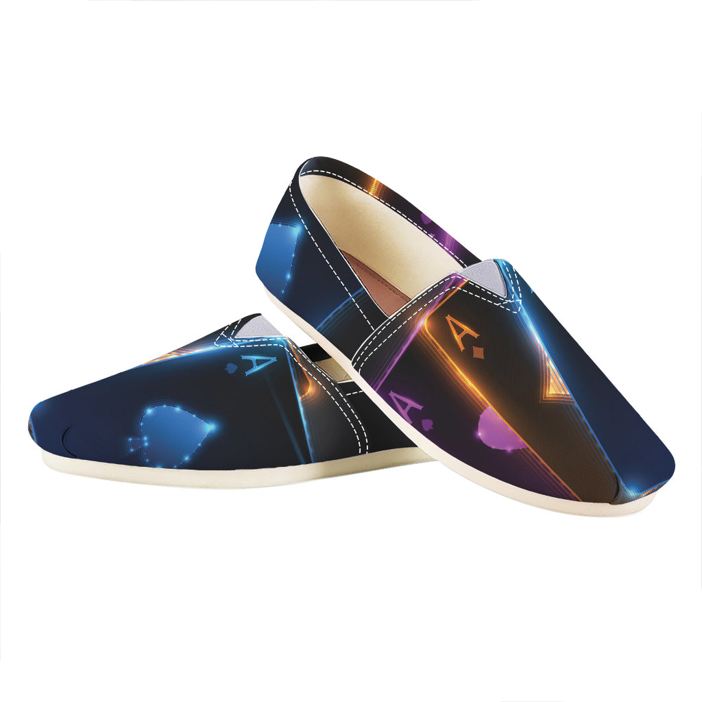 Ace Cards Print Casual Shoes